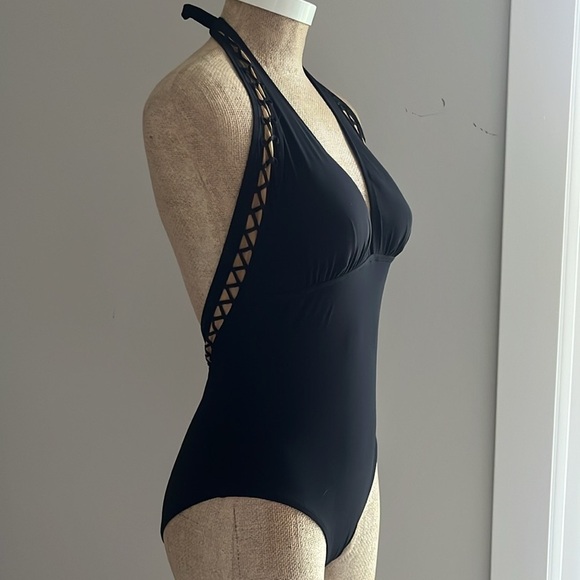 NWT GOTTEX CABARET ONE-PIECE SWIMSUIT Bathing Suit Size 10 - Picture 5 of 6
